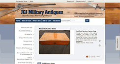 Desktop Screenshot of jjmilitaryantiques.com